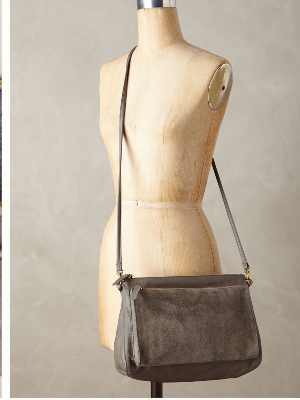 Clare V. Gosee Crossbody Gray Bag